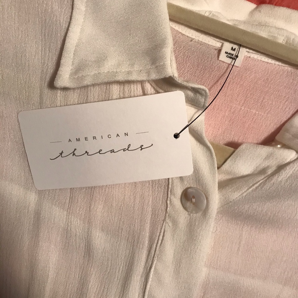American Threads tie front button down - Picture 4 of 4